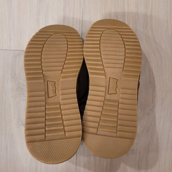 LEVI'S | Boys Faux Leather Sherpa Boots Shoes | Sz. 2 - Picture 6 of 9